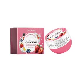 OceAura Strawberry Milk Body Cream Deep Hydrating, Nourishing, Hydrating, Firming And Brightening Body Cream (Option: 80g-115.6g-2.6*2.6*2.01inch)