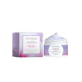 OceAura Blueberry Whipped Scrub, Exfoliating Tender Lighten Body Dull Brightening Skin Scrub (Option: 100g-124g-2.91*2.91*1.73inch)