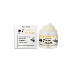 West&Month Tallow Moisturizing Moisturizer Gentle Moisture Lock Moisture All Over Skin Tender Moisturizer (Option: 100g-120g-2.24*2.2*2.2inch)