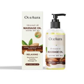 OceAura Almond Body Essential Oil Hydrating And Moisturizing Body Moisturizing Massage Essential Oil (Option: 100ml-128.3g-5.28*1.69*1.69inch)