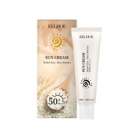 EELHOE Rice Protective Cream Moisturizing, Refreshing, Non-Sticky, Naturally Protects Against Uv Exposure And Increases Skin Elasticity (Option: 50ml-66g-5.11*1.57*1.57inch)