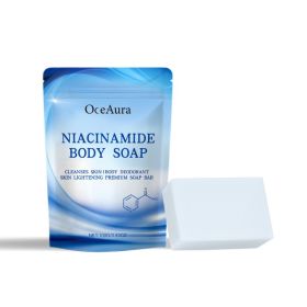 OceAura Niacinamide Soap Gently Cleans And Moisturizes Skin, Brightening, Silky, And Refreshing Body Soap (Option: 100g-120g-7.87*5.51inch)
