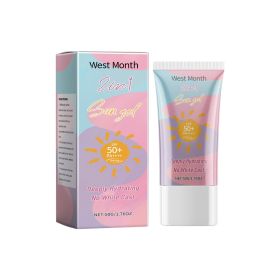 West&Month 2-In-1 Protective Lotion, Summer Outdoor Double Care Facial Skin Moisturizing Lotion (Option: 50g-73.1g-5.31*1.57*1.57inch)