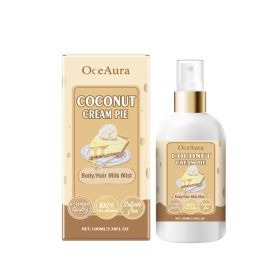 OceAura Body Moisturizing Spray (Coconut Cream Pie), Moisturizing And Refreshing All Over Hair Treatment Spray (Option: 100ml-131.3g-5.07*1.73*1.73inch)